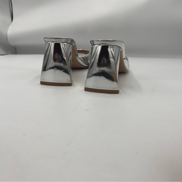 Sol Sana Women's Silver Heeled Sandals - Picture 5 of 7